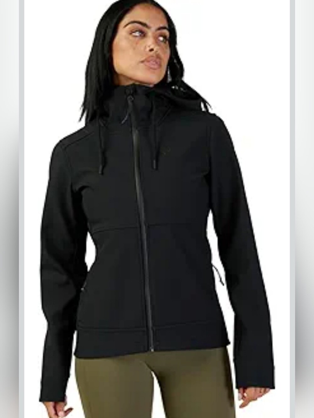Fox Racing Pit Softshell Womens Jacket Black Size Small